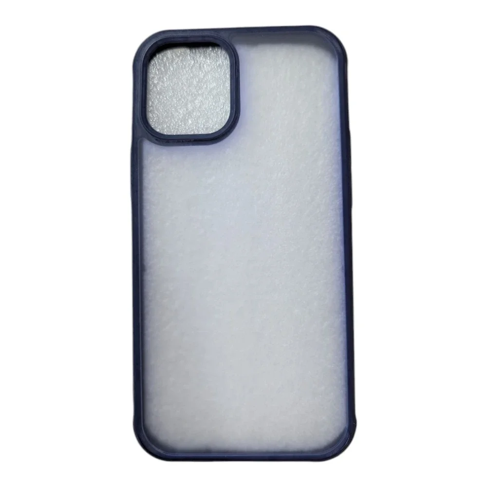 O7. Mobile Soft Navy Blue Bumper Case For Apple iPhone 12 Mini